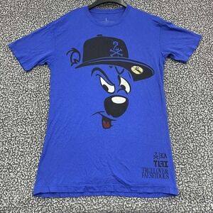 True Love False Idols TLFI Shirt Men Large Blue Short Sleeve Crew Neck Cotton L